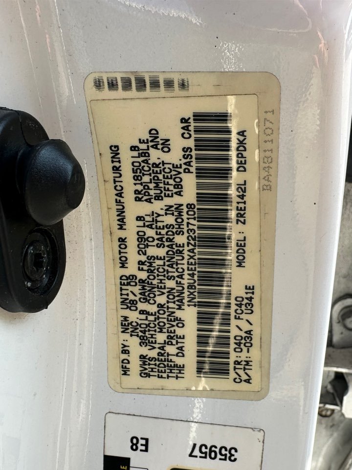 2010 Toyota Corolla - $9,995