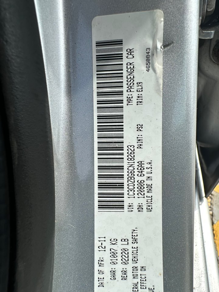 2012 Dodge Avenger - $5,995