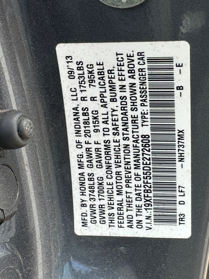 2013 Honda Civic - $8,995