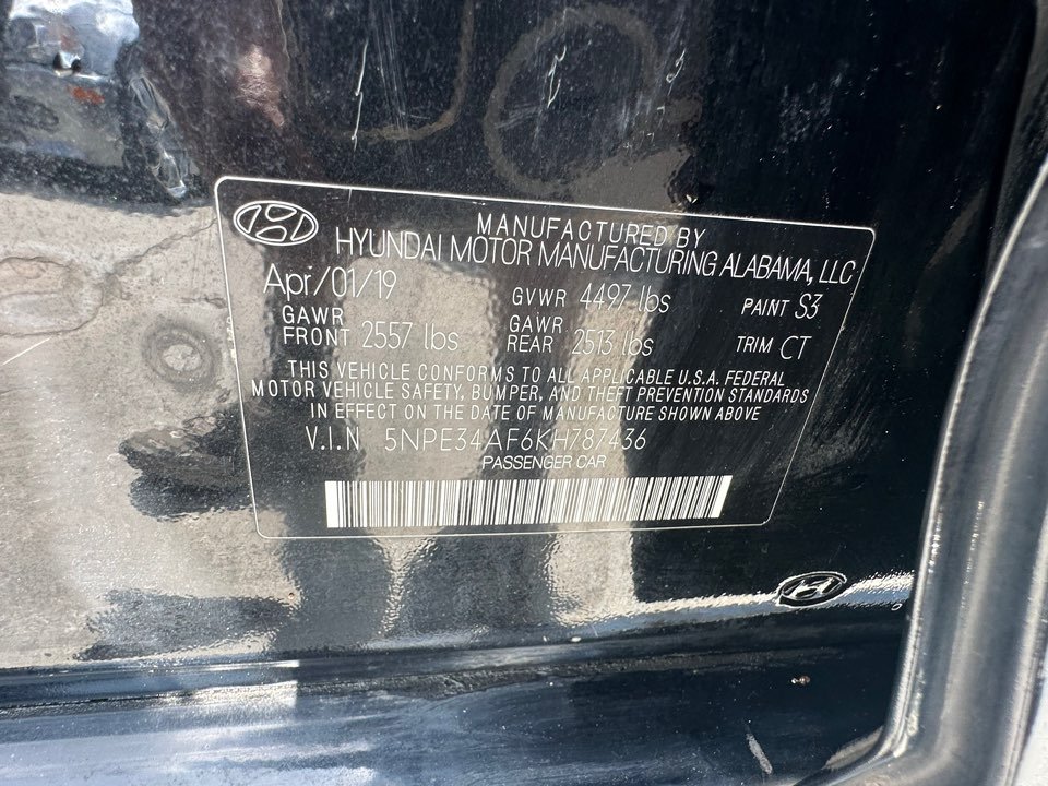 2019 Hyundai Sonata - $9,488