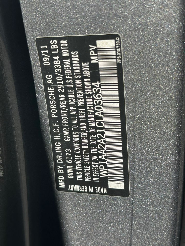 2012 Porsche Cayenne - $9,995