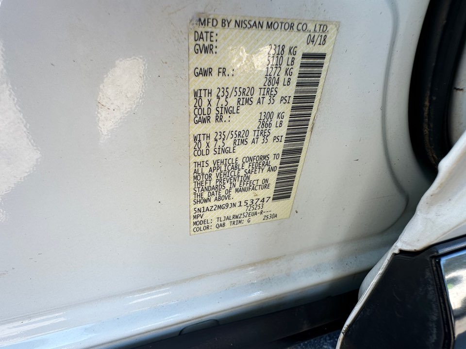 2018 Nissan Murano - $6,995