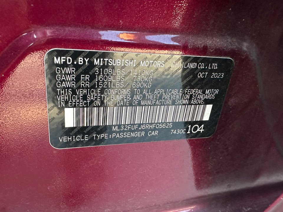 2024 Mitsubishi Mirage - $8,535