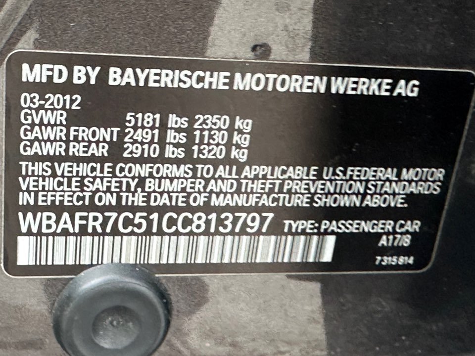 2012 BMW 535i - $7,995