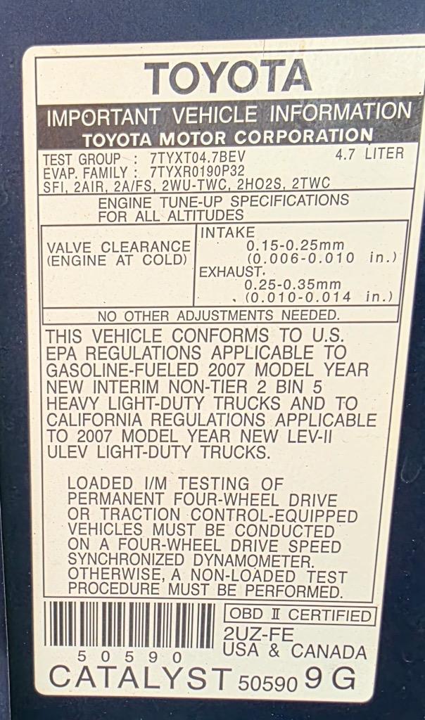 2007 Toyota Tundra - $10,995