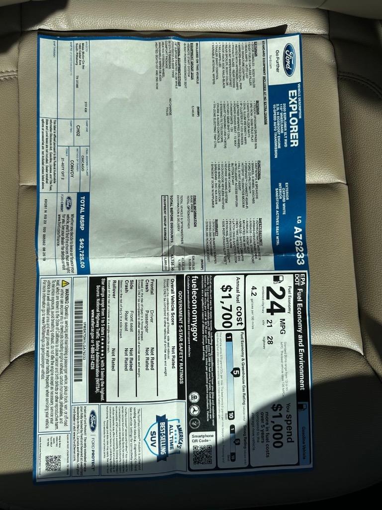2020 Ford Explorer - $15,995