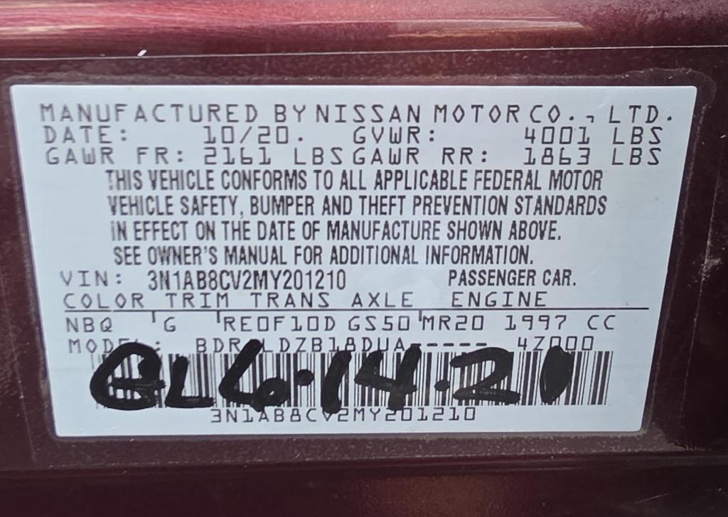 2021 Nissan Sentra - $13,995