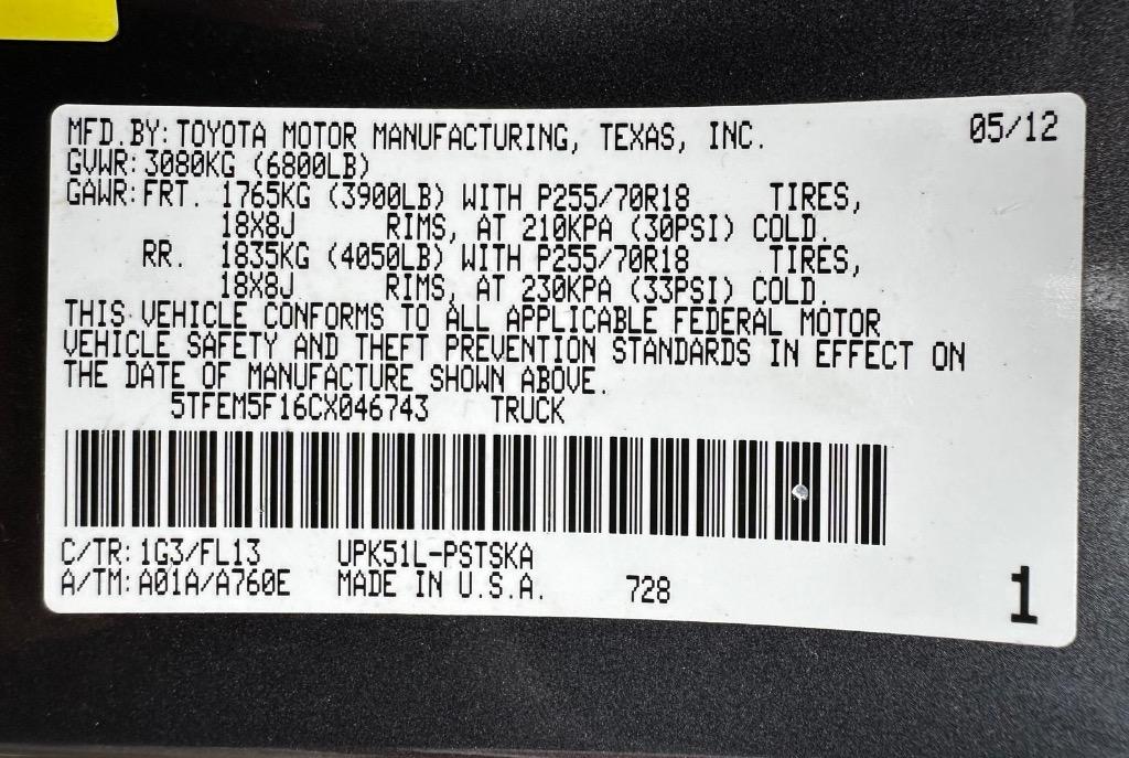 2012 Toyota Tundra Grade photo