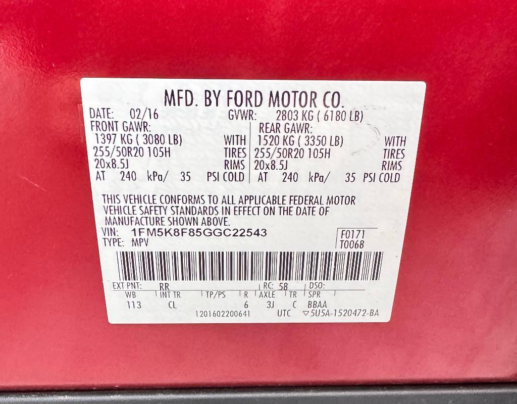 2016 Ford Explorer Limited photo