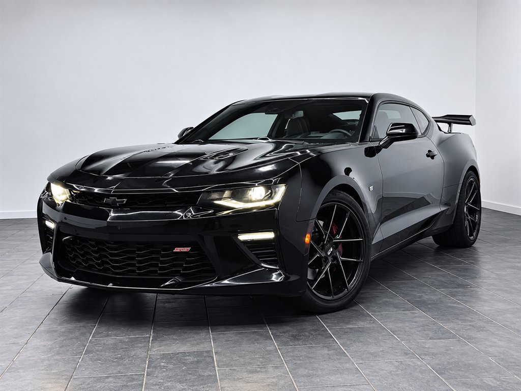 Black 2016 Chevrolet Camaro Coupe Rear-Wheel Drive Automatic