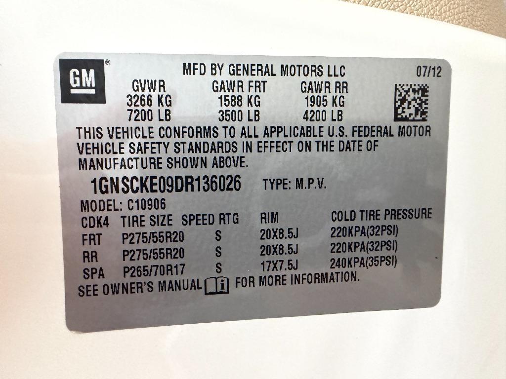 2013 Chevrolet Suburban - $9,349