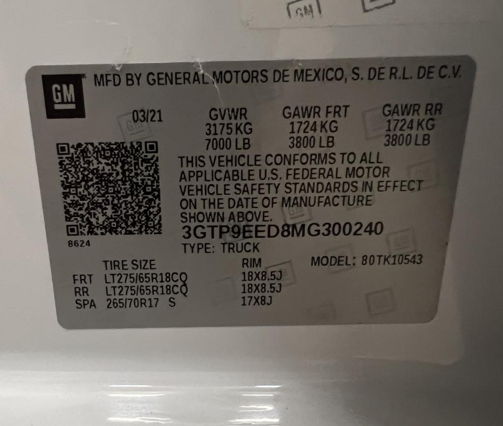 2021 GMC Sierra 1500 - $42,500