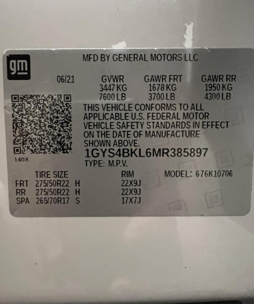 2021 Cadillac Escalade - $49,950