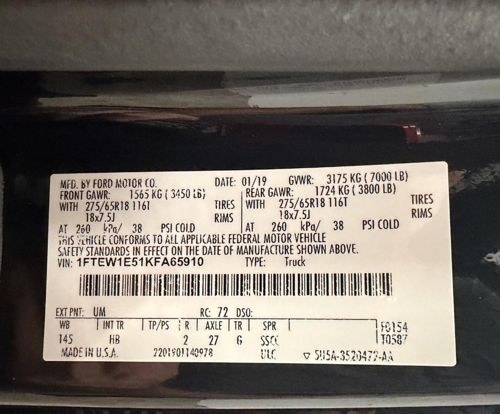 2019 Ford F-150 - $19,750