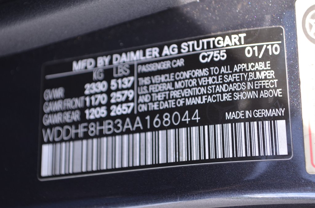 2010 Mercedes-Benz E-Class - $9,999