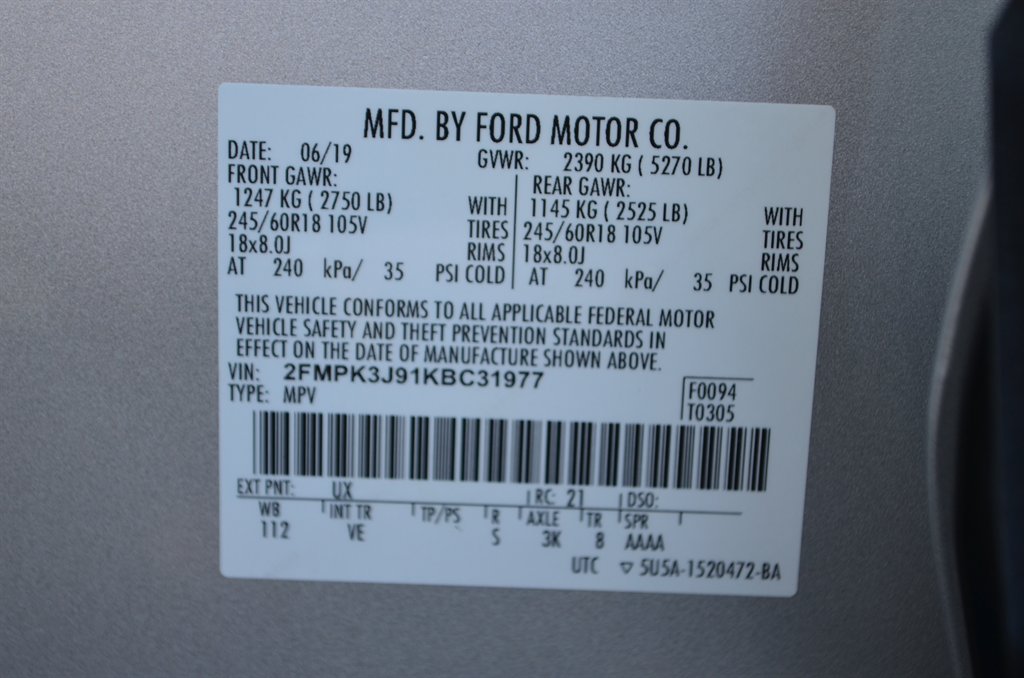 2019 Ford Edge - $14,950