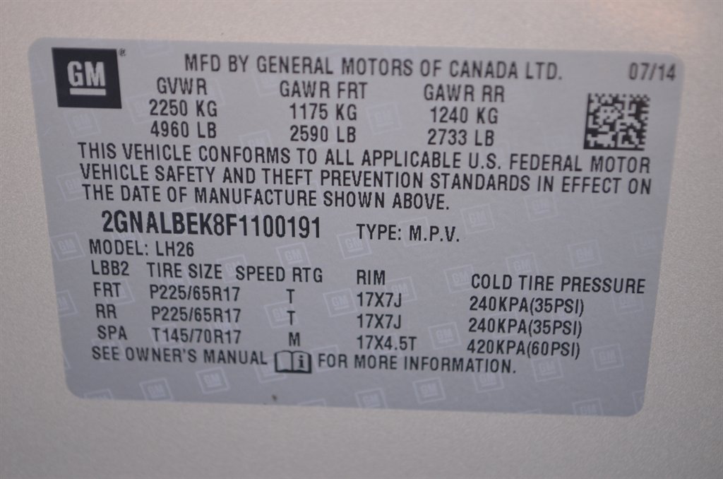 2015 Chevrolet Equinox - $8,995