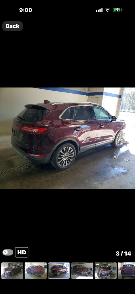 2017 Lincoln MKC - $7,500