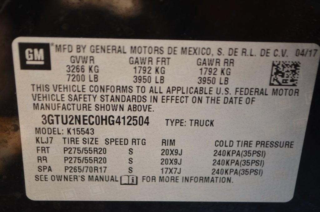 2017 GMC Sierra 1500 - $26,625