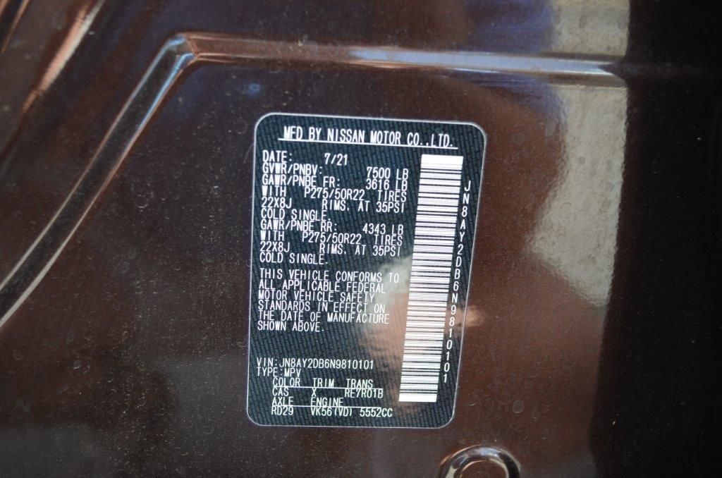 2022 Nissan Armada - $47,175