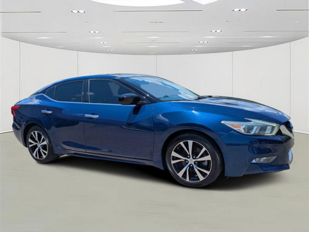 Blue 2017 Nissan Maxima S FWD Sedan Front-Wheel Drive 