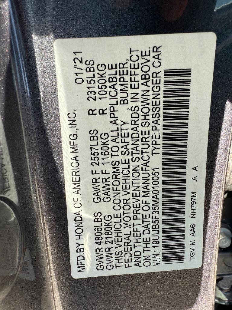2021 Acura TLX Base 2.0l photo