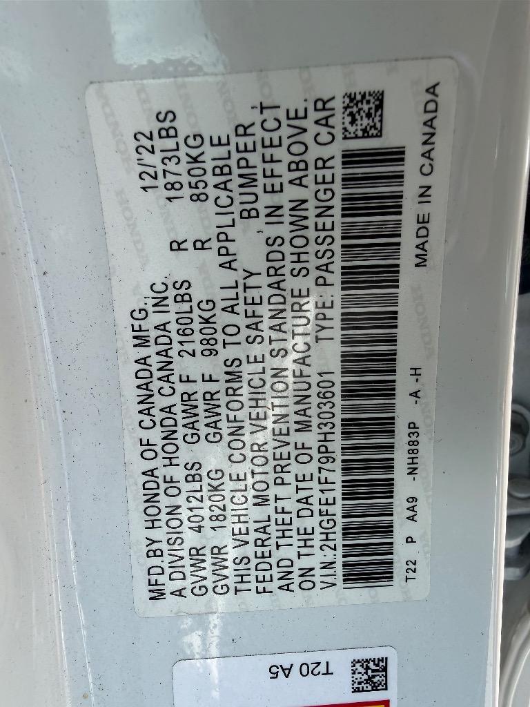 2023 Honda Civic - $18,495