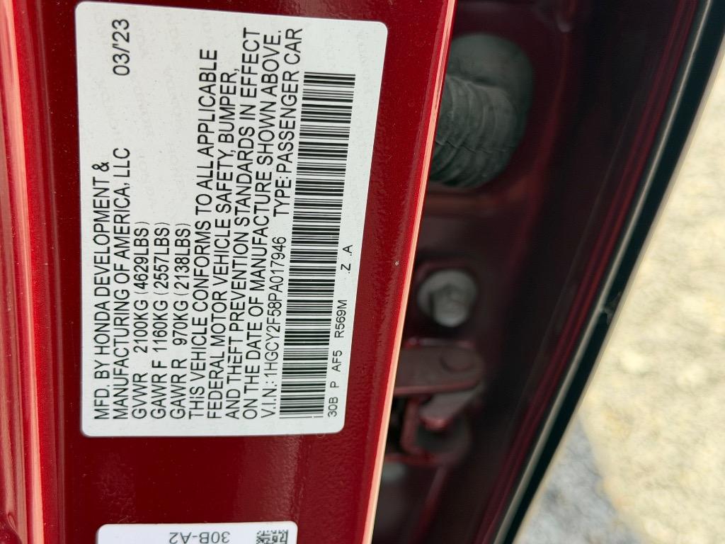 2023 Honda Accord - $19,995