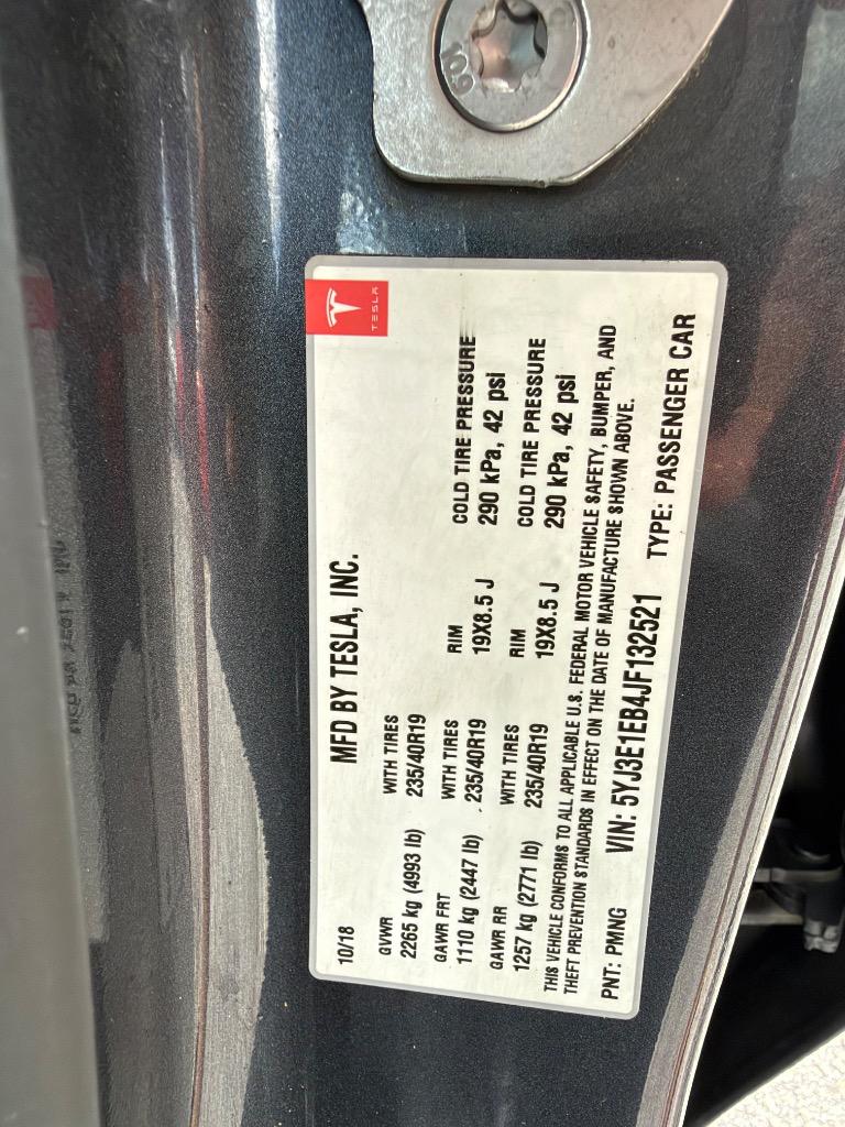 2018 Tesla Model 3 - $17,995
