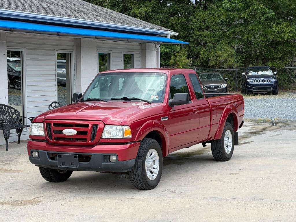 Red (Crimson) 2007 Ford Ranger Pickup Truck Rear-Wheel Drive Automatic