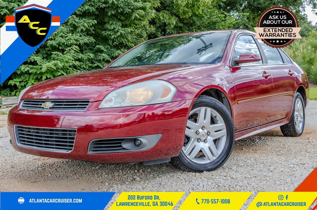 Red 2010 Chevrolet Impala Sedan Front-Wheel Drive Automatic