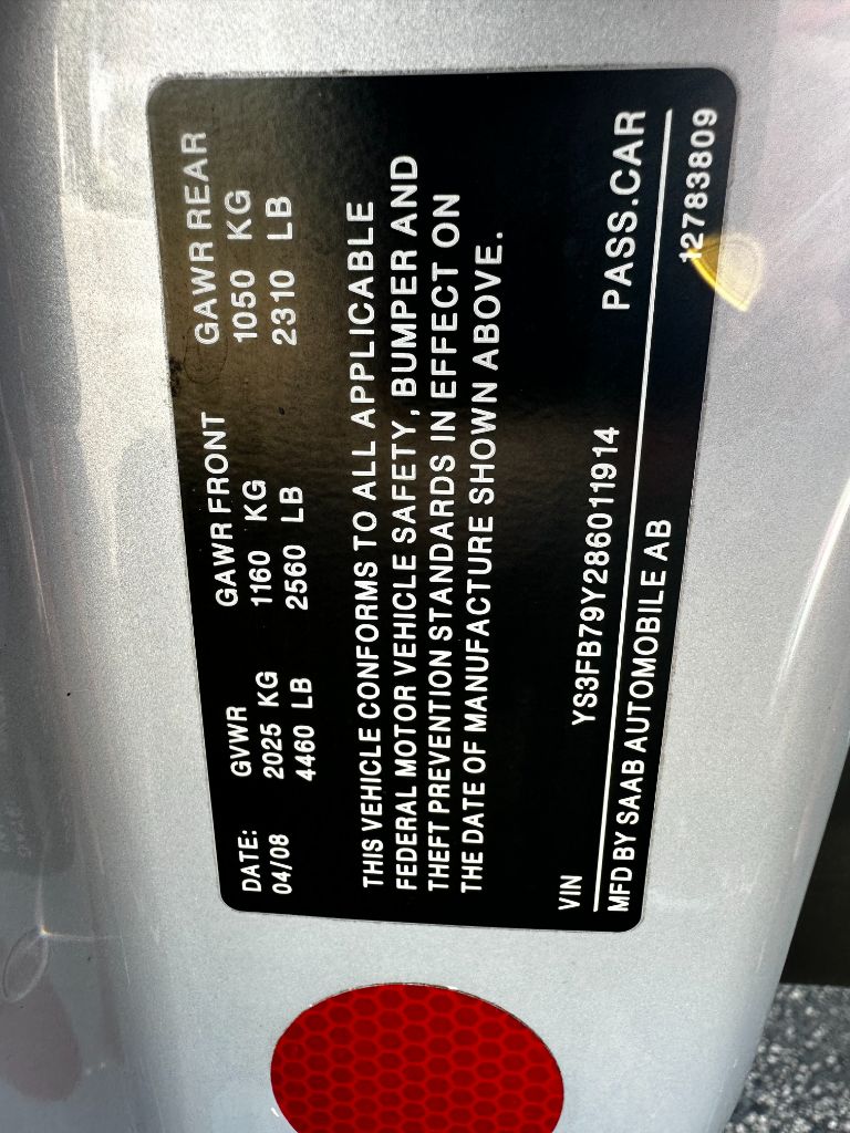 2008 Saab 9-3 - $6,995