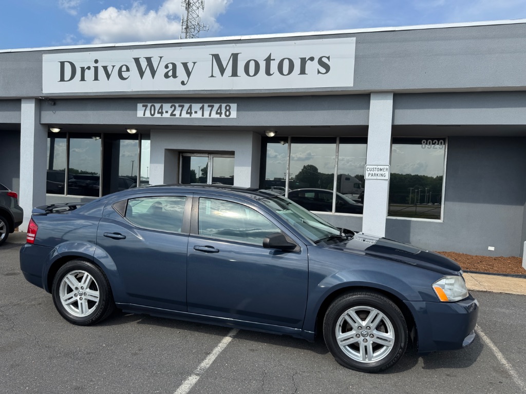 Blue 2008 Dodge Avenger SXT FWD Sedan Front-Wheel Drive Automatic