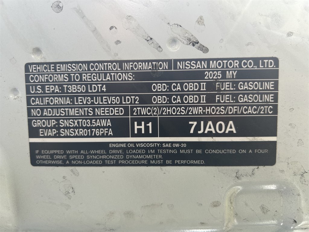 2025 Nissan Murano - $85,917