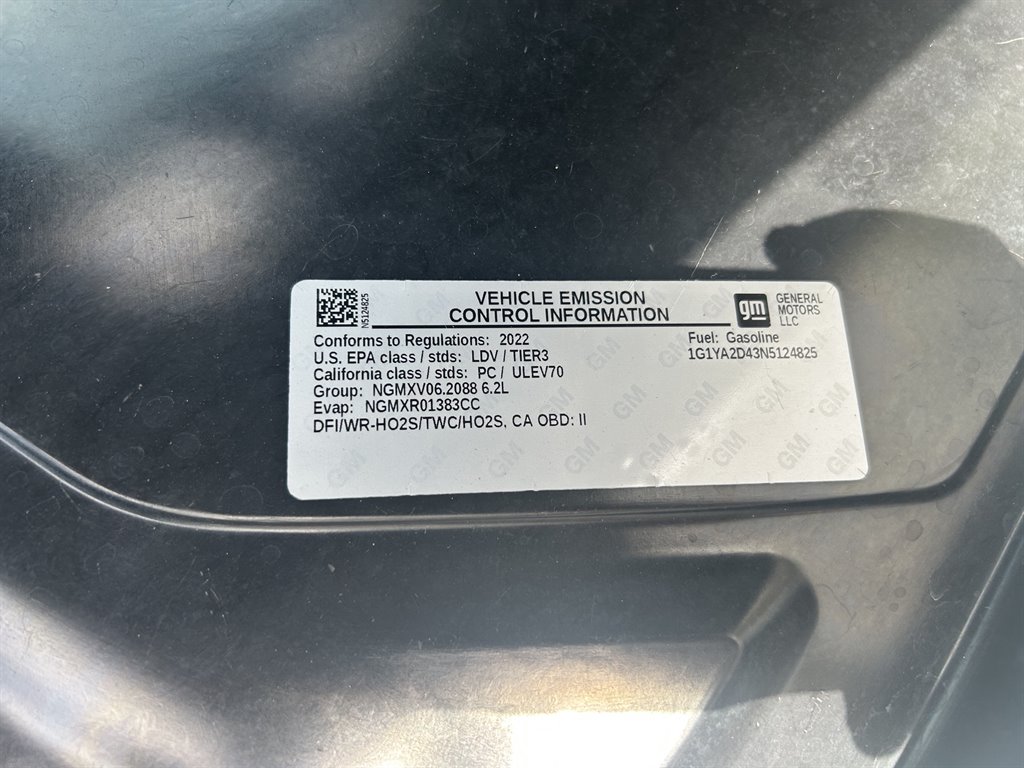 2022 Chevrolet Corvette - $59,917