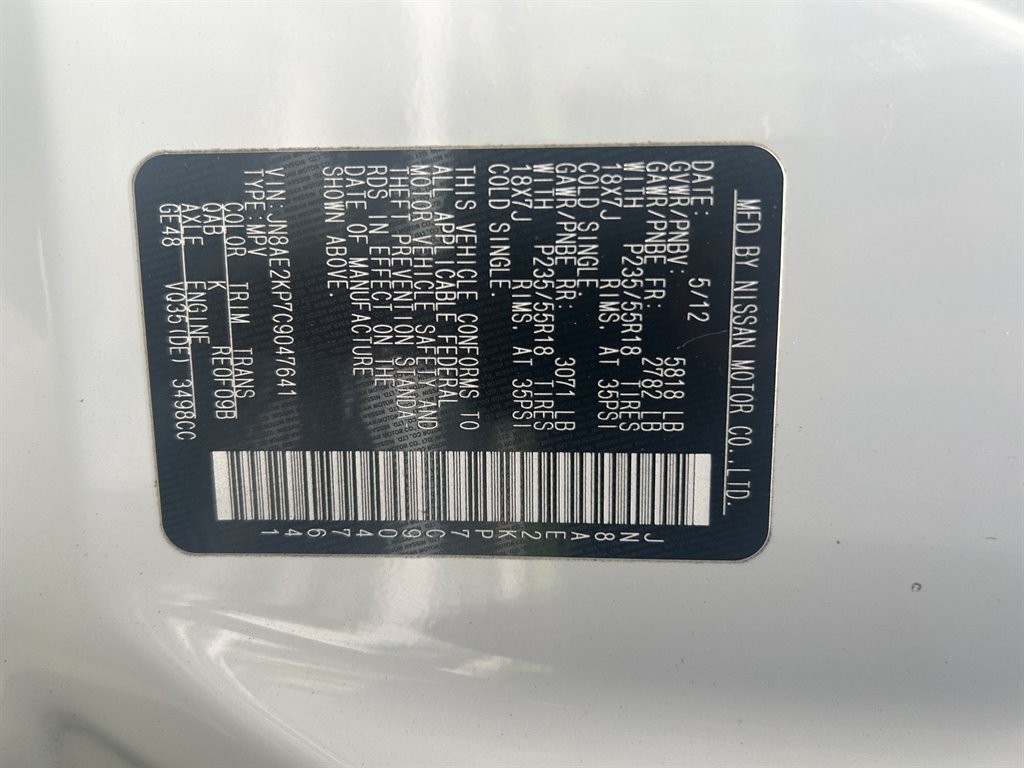2012 Nissan Quest - $5,917