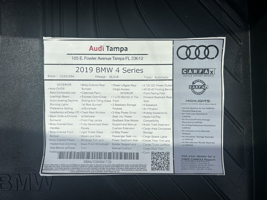 2019 BMW 430i - $16,949