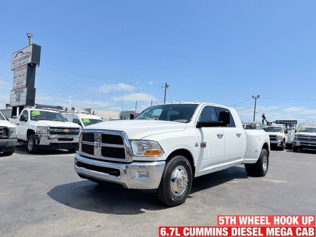 White 2012 RAM 3500 SLT Mega Cab DRW RWD Pickup Truck 4X2 Automatic