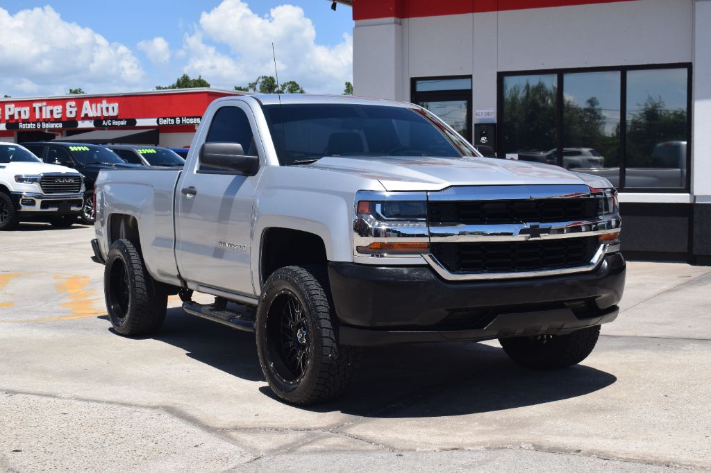 Silver 2017 Chevrolet Silverado 1500 Pickup Truck 4X2 Automatic