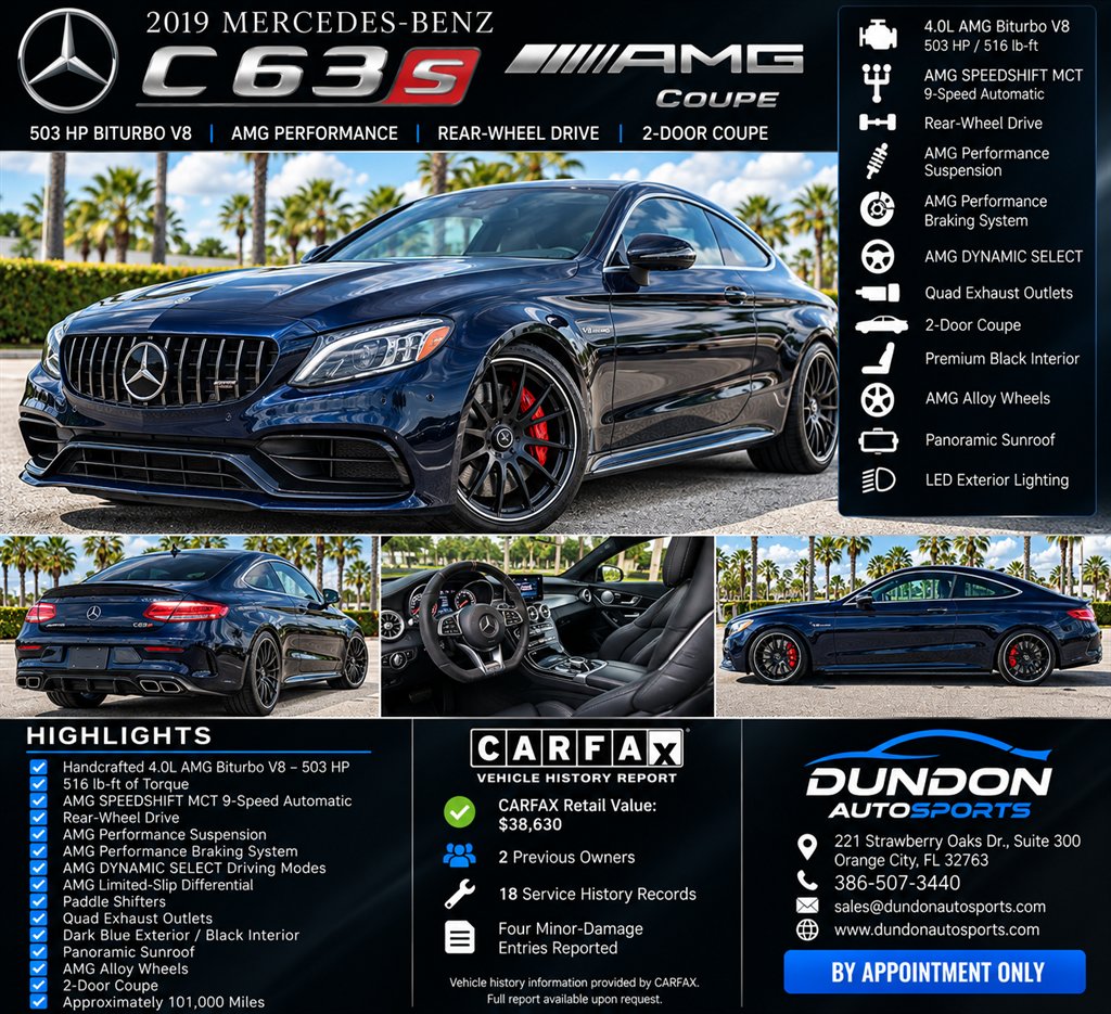 2019 Mercedes-Benz C-Class - $39,995