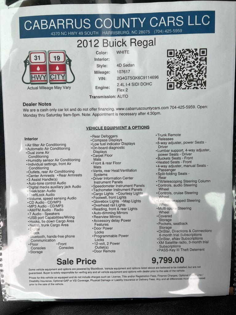 2012 Buick Regal Premium 2 photo