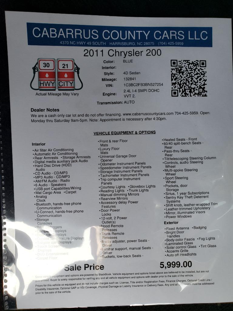 2011 Chrysler 200 Limited photo