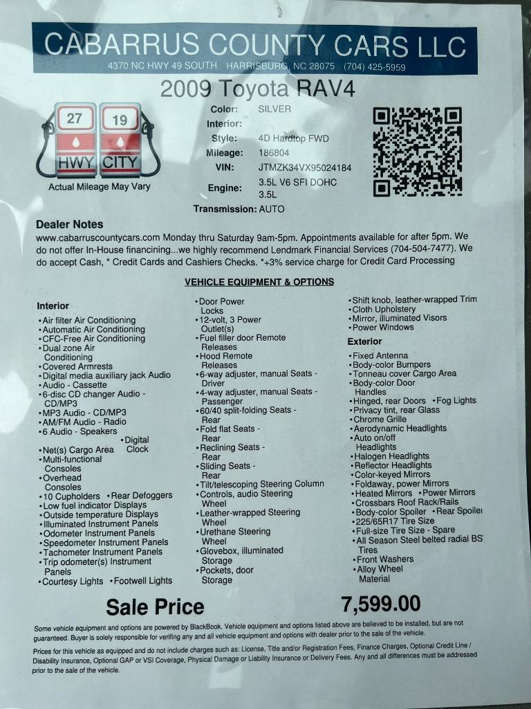 2009 Toyota RAV4 Limited photo