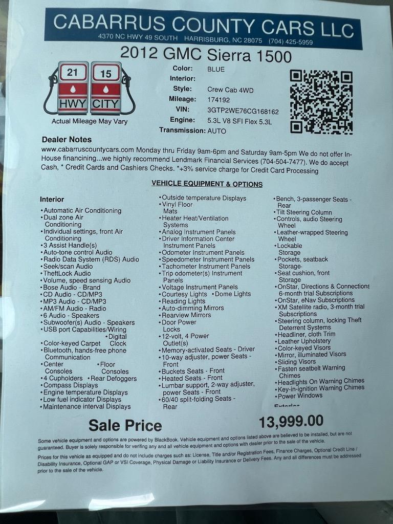 2012 GMC Sierra 1500 SLT photo