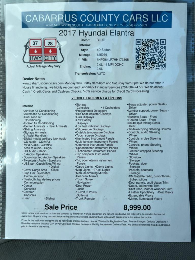2017 Hyundai Elantra Limited photo