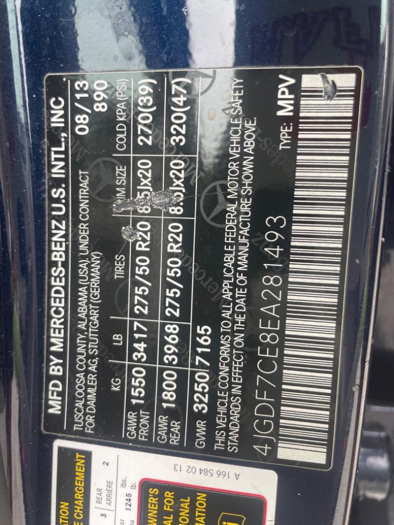 2014 Mercedes-Benz GL-Class - $12,500