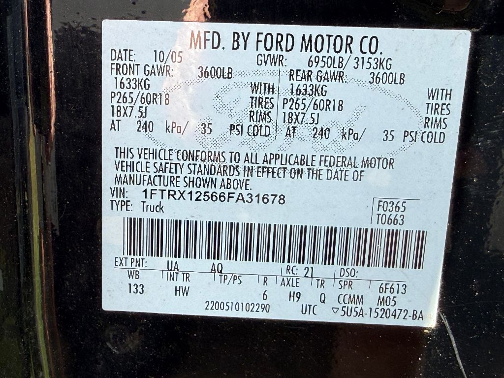 2006 Ford F-150 - $1,695