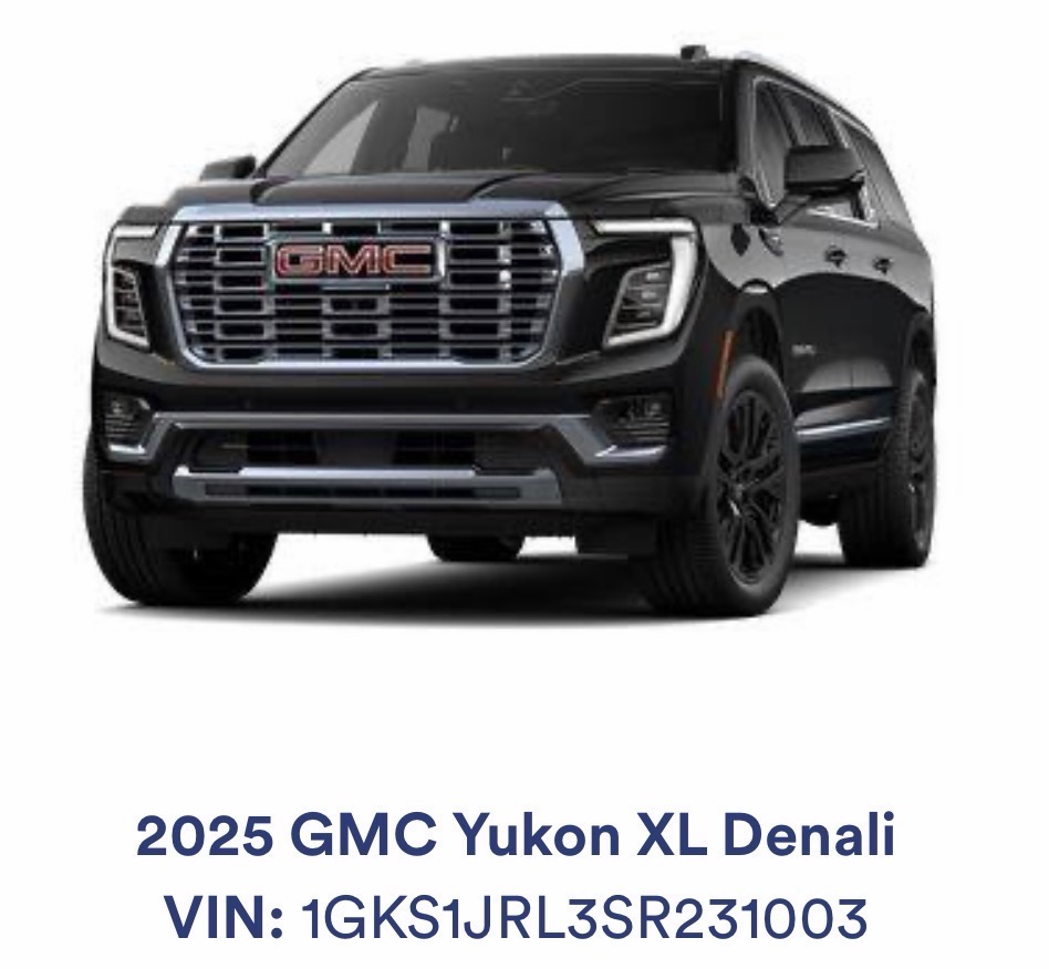 2025 GMC Yukon - $83,995