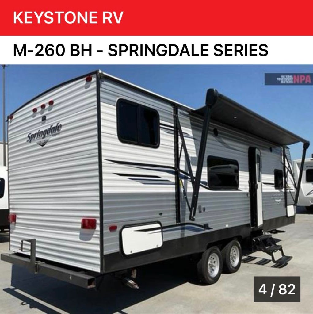 2019 Keystone RV Springdale Series - $3,500