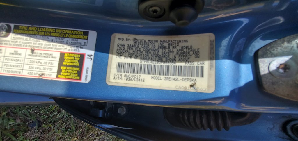 2013 Toyota Corolla - $6,500